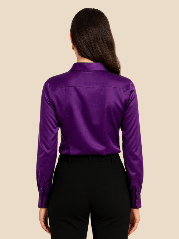 Sarah | Satin Blouse for Women
