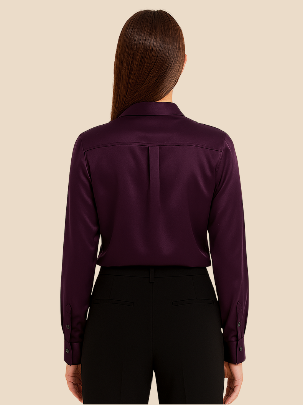 Sarah | Satin Blouse for Women
