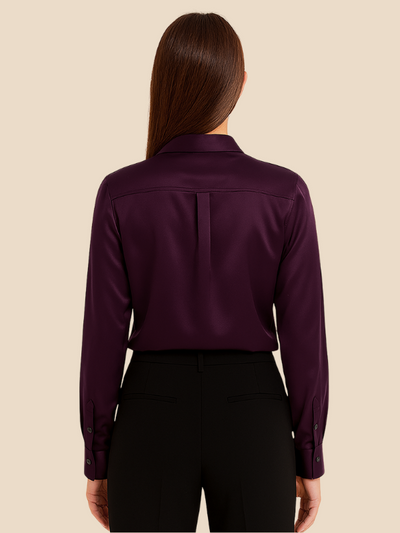 Sarah | Satin Blouse for Women