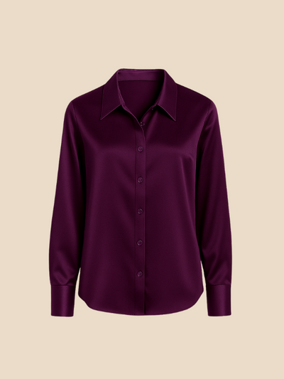 Sarah | Satin Blouse for Women