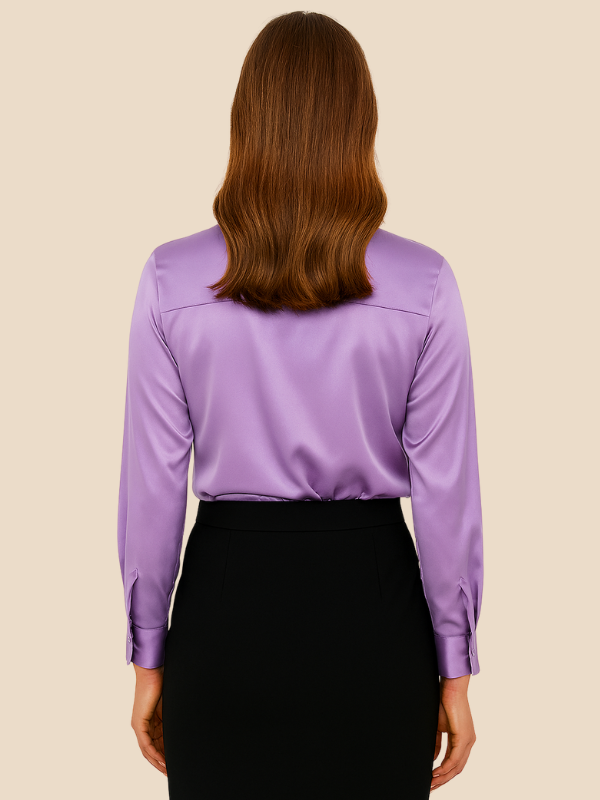 Sarah | Satin Blouse for Women