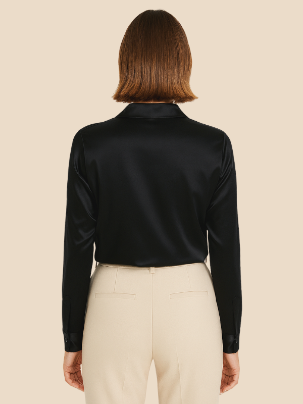 Sarah | Satin Blouse for Women