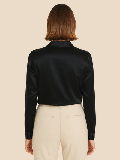 Sarah | Satin Blouse for Women