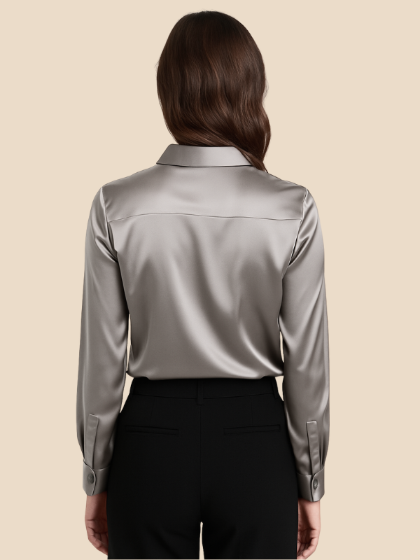 Sarah | Satin Blouse for Women