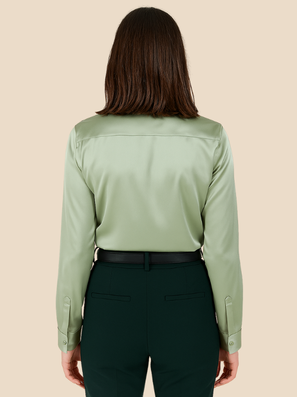 Sarah | Satin Blouse for Women