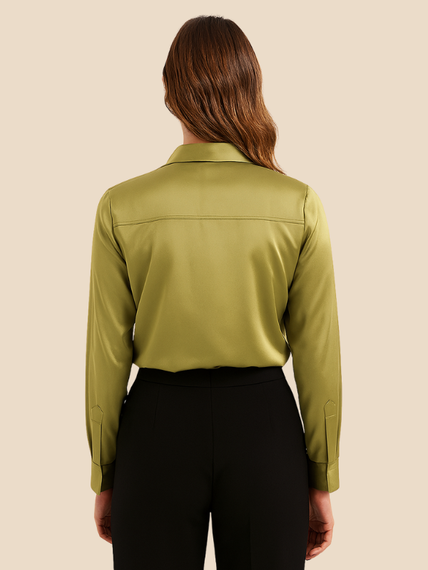 Sarah | Satin Blouse for Women