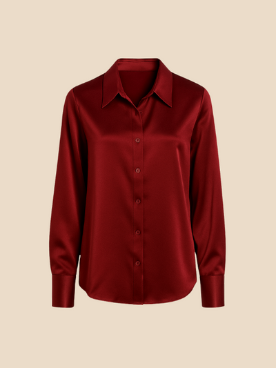 Sarah | Satin Blouse for Women