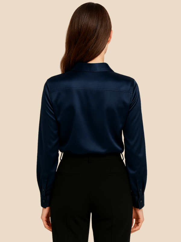 Sarah | Satin Blouse for Women
