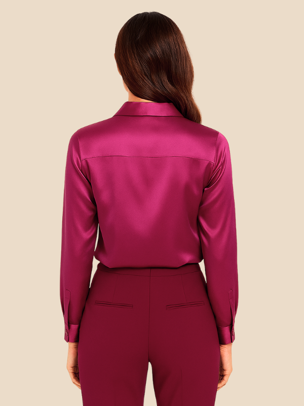 Sarah | Satin Blouse for Women