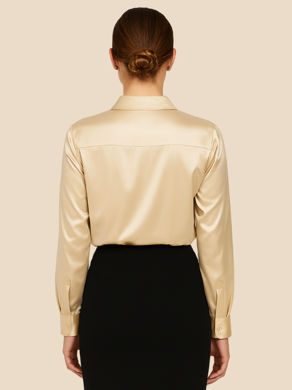 Sarah | Satin Blouse for Women