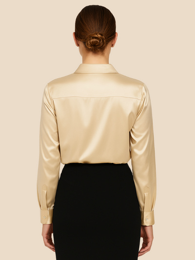 Sarah | Satin Blouse for Women