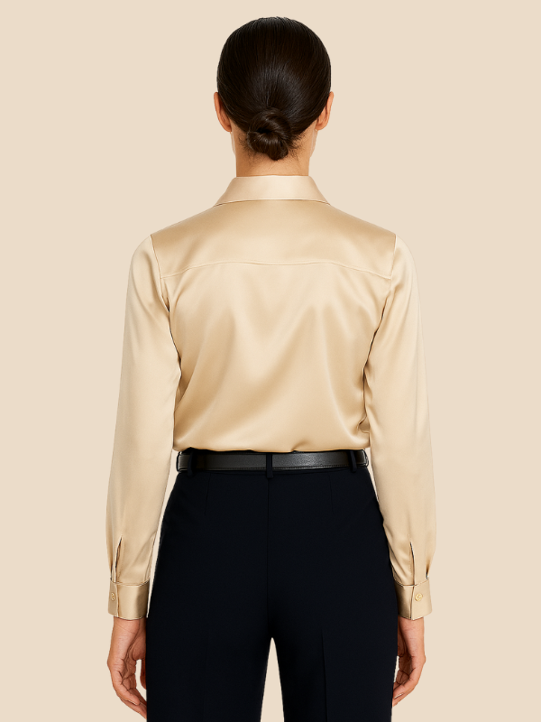 Sarah | Satin Blouse for Women