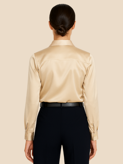 Sarah | Satin Blouse for Women