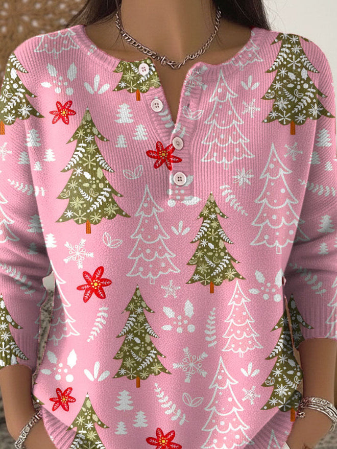 Edith | Christmas Jumper with Buttons