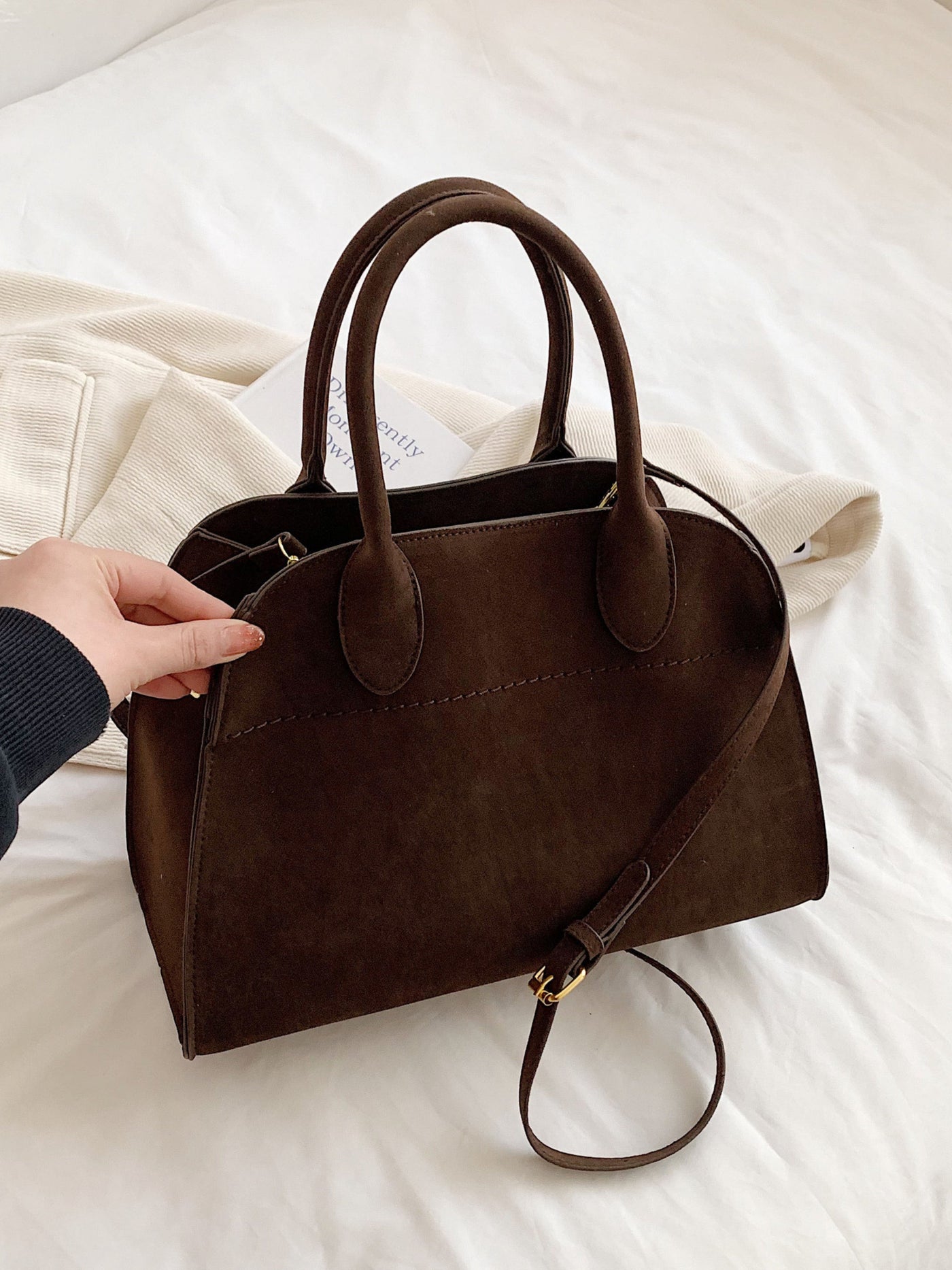 Margot Suede Leather Bag