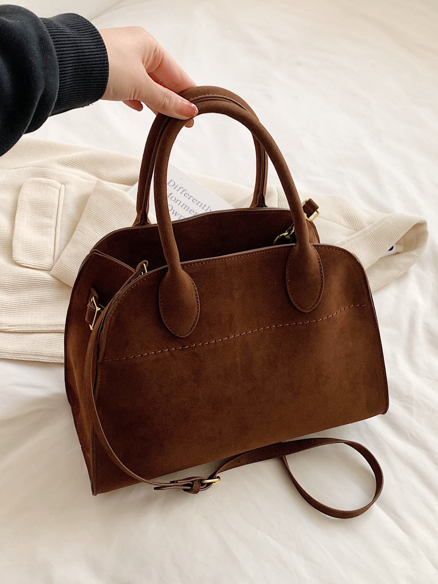 Margot Suede Leather Bag