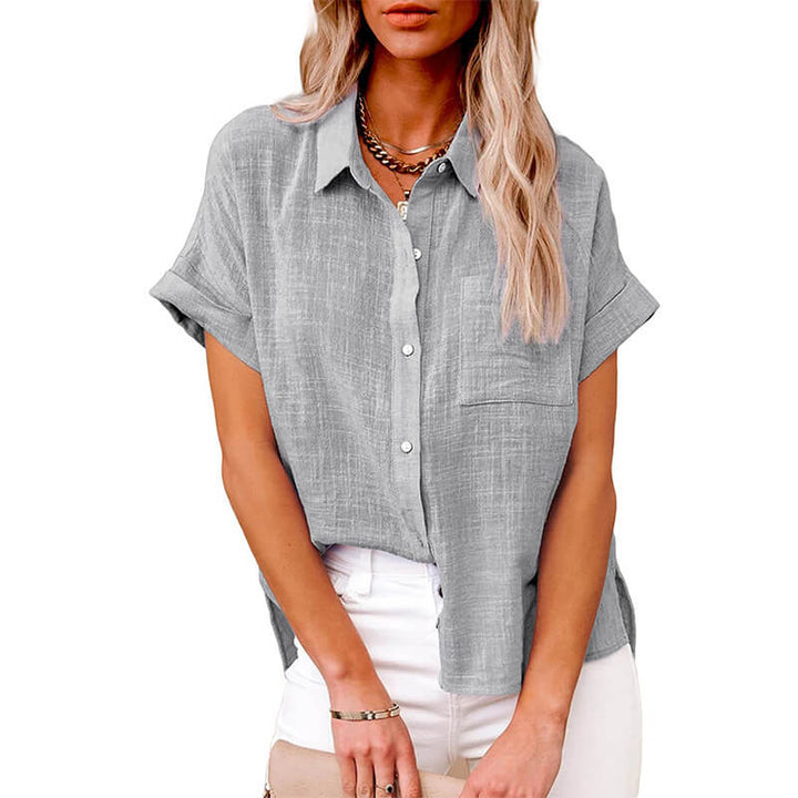 Adelene™ - Timeless Button-Up Blouse