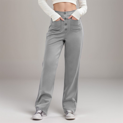 Tahlia | Comfortable High-Rise Stretch Pants