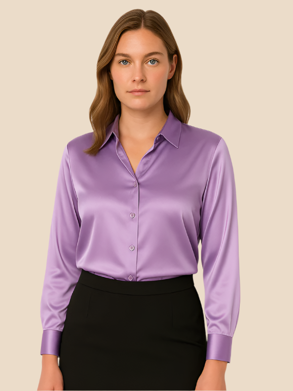 Sarah | Satin Blouse for Women