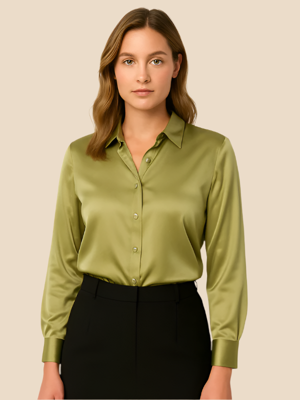 Sarah | Satin Blouse for Women