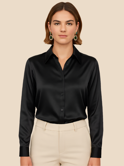 Sarah | Satin Blouse for Women
