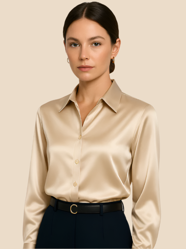 Sarah | Satin Blouse for Women