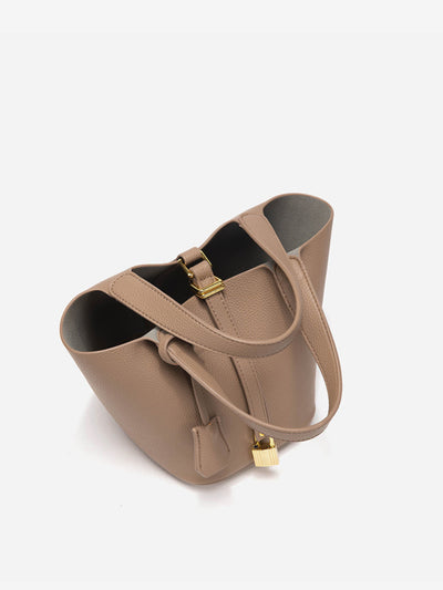 Odette Leather Bucket Bag