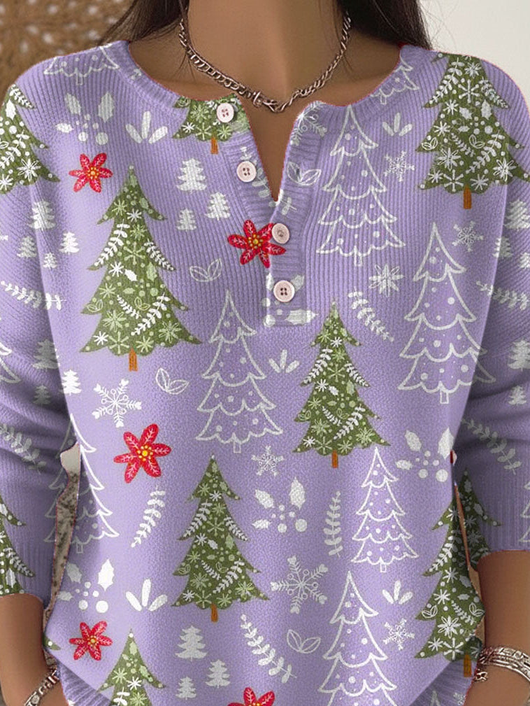 Edith | Christmas Jumper with Buttons