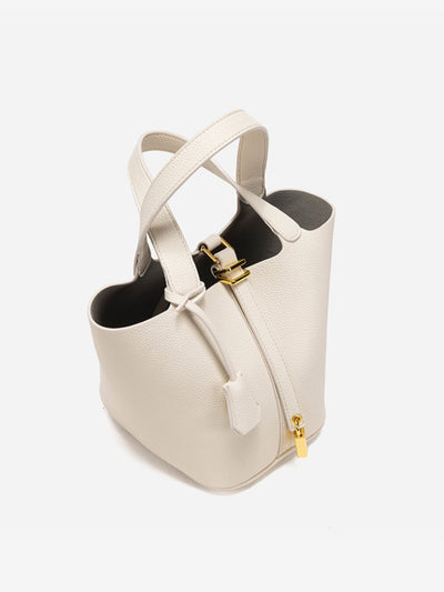 Odette Leather Bucket Bag