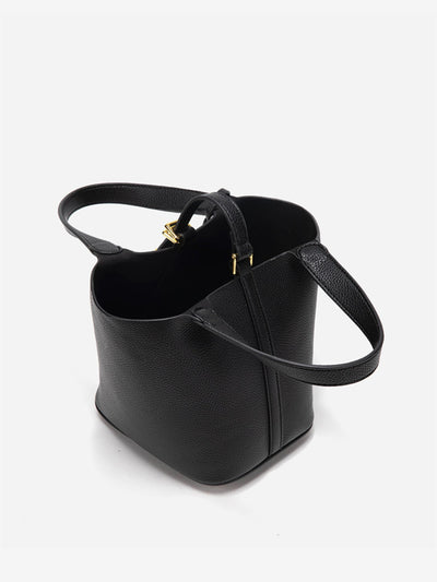 Odette Leather Bucket Bag