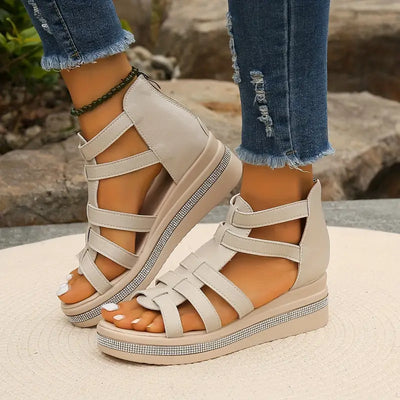 Noora™ - Elegant Wedge Sandals
