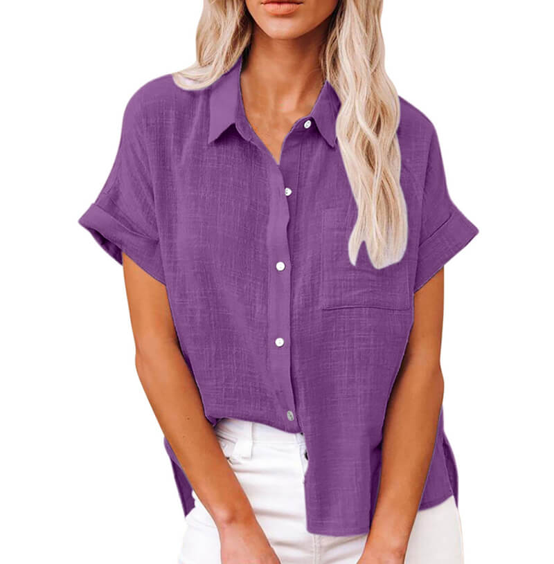 Adelene™ - Timeless Button-Up Blouse