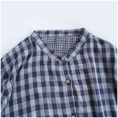 Merasol™ - Checkered Button Dress