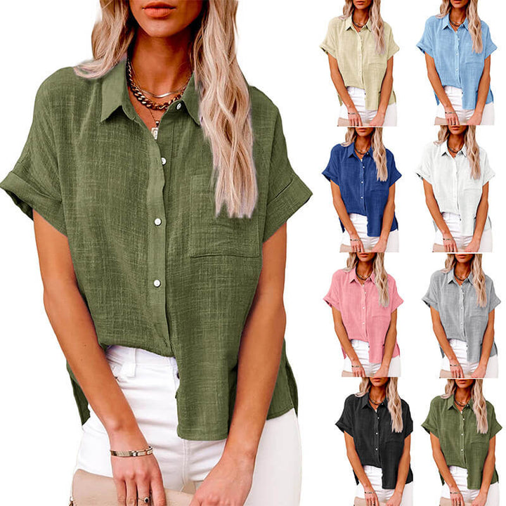 Adelene™ - Timeless Button-Up Blouse