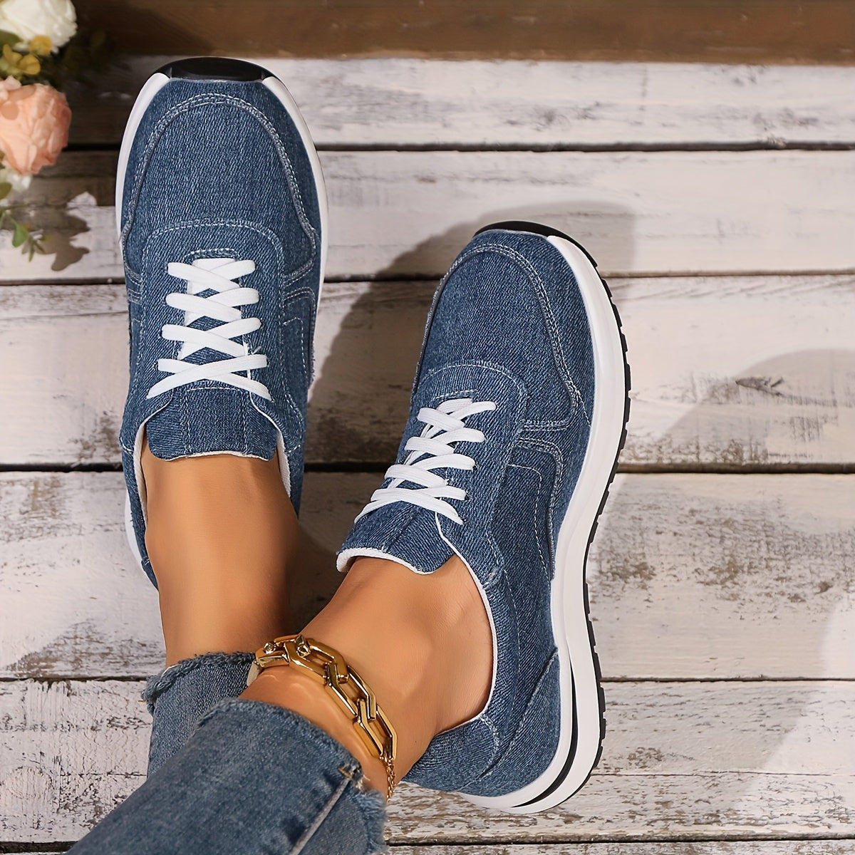 Luciel™ - Classic Denim Sneakers