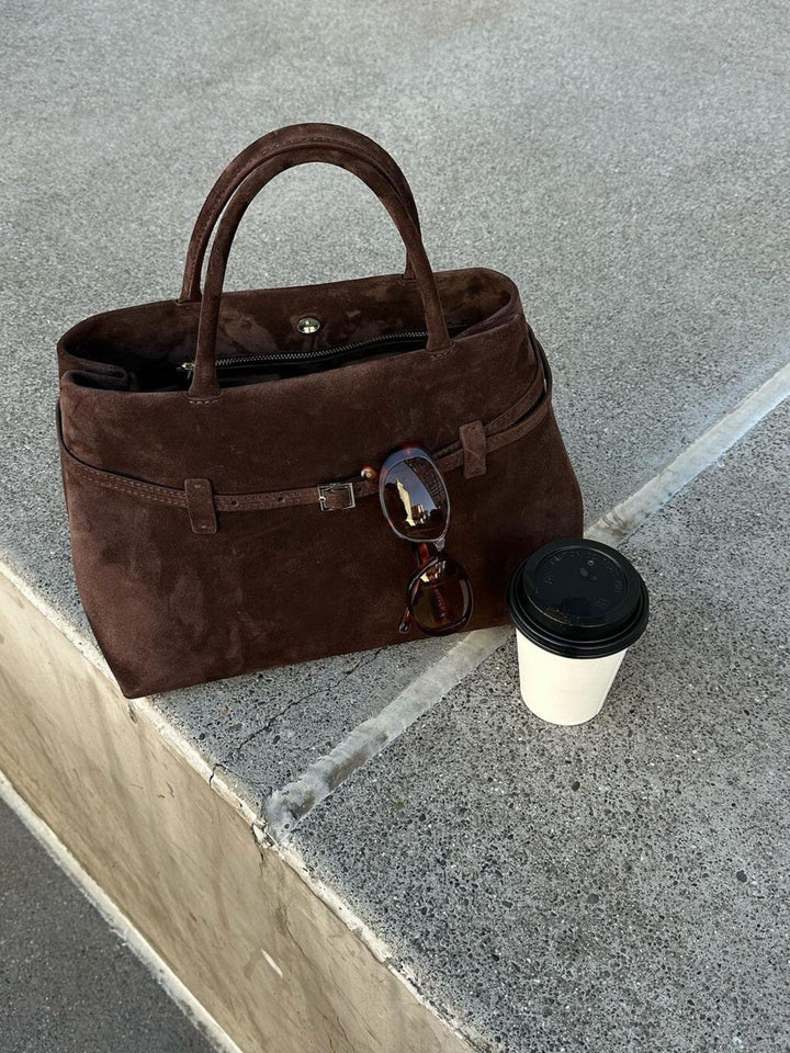 Luisa Suede Leather Bag