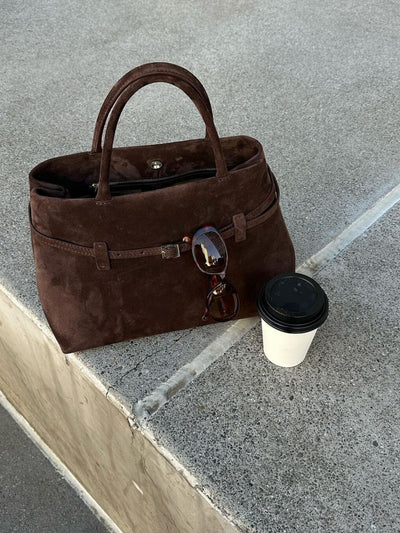 Luisa Suede Leather Bag
