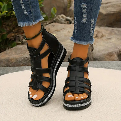 Noora™ - Elegant Wedge Sandals