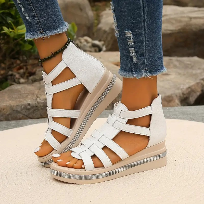 Noora™ - Elegant Wedge Sandals
