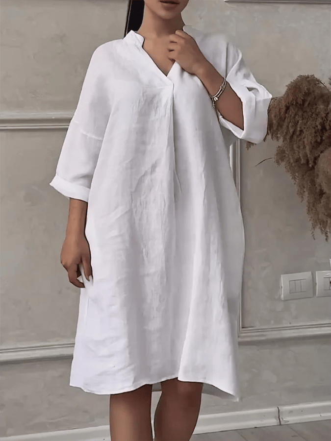 Aeris™ - Effortless V-Neck Dress