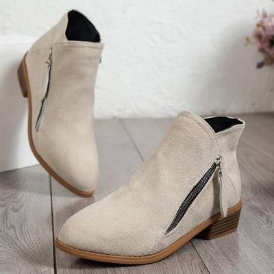 Daina - Casual Zip-Up Boots