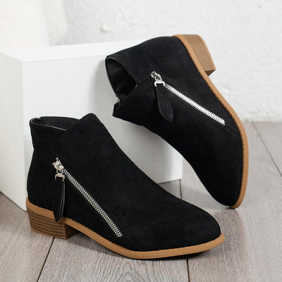 Daina - Casual Zip-Up Boots