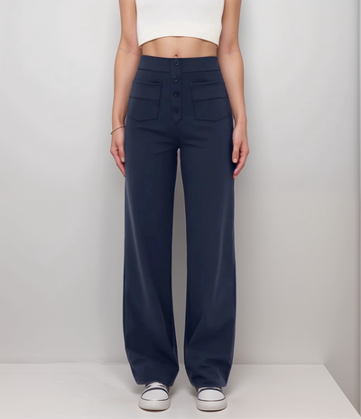 Tahlia | Comfortable High-Rise Stretch Pants