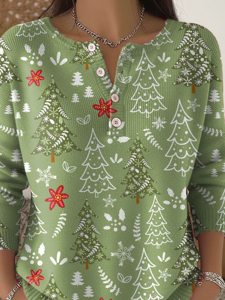 Edith | Christmas Jumper with Buttons