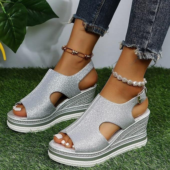 Kelsey™ - Boho Wedge Sandals