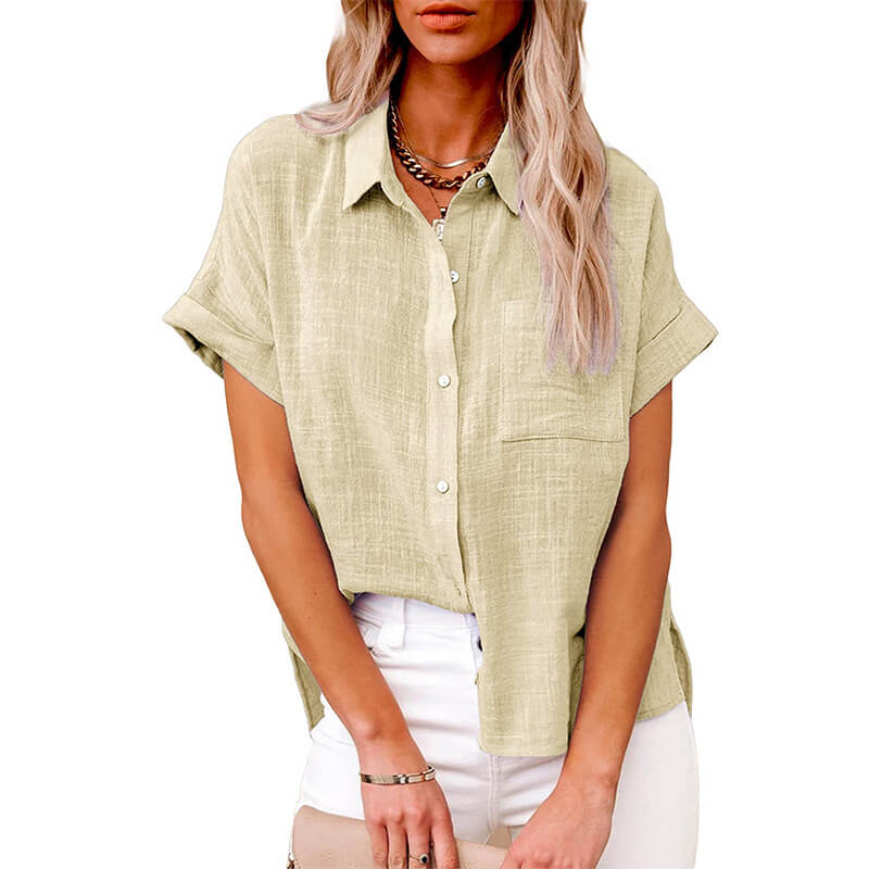 Adelene™ - Timeless Button-Up Blouse