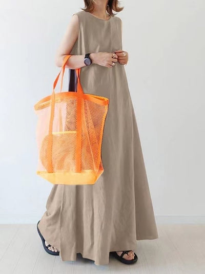 Kaori™ - Sleeveless Flowy Dress