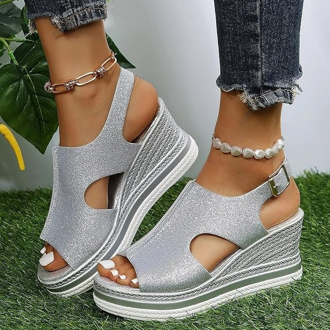 Kelsey™ - Boho Wedge Sandals