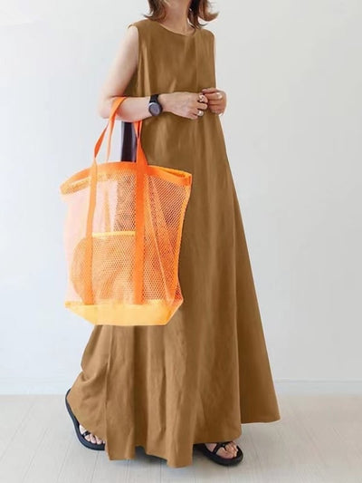 Kaori™ - Sleeveless Flowy Dress