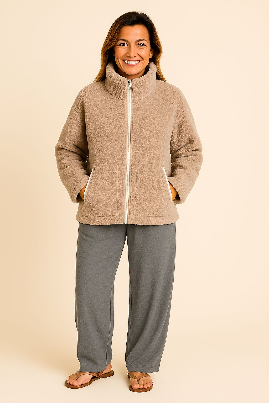 Lara™ | Teddyfleece Jacket